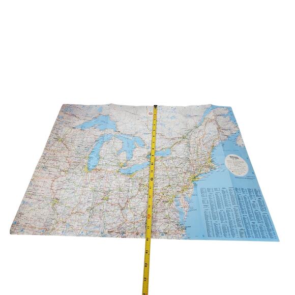 Rand McNally Lithographed Eastern US Phillips 66 Patroleum Road Map Vtg 24 x 18" - Picture 12 of 13